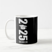 Bachelors Degree Bachelor 2025 Verjaardagsfeestje  Koffiemok (Links)