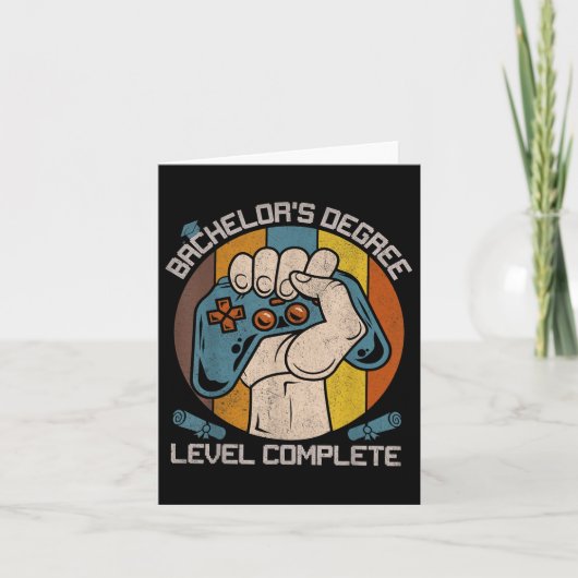Bachelors Degree Level Complete Gamer Afstuderen C Kaart (Voorkant)