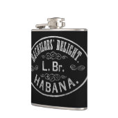 Bachelor's Delight  Cigar Brand Stamp Heupfles (Links)