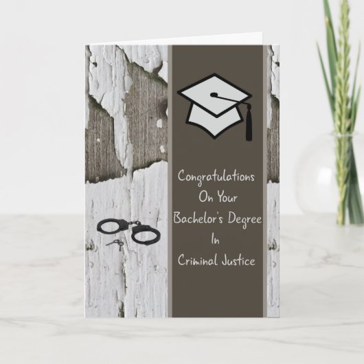 Bachelor's gradatie in de Kaart strafrecht (Voorkant)