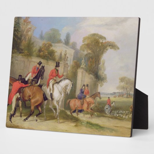 Bachelor's Hall, The Meet, 1835 (olie op doek) Fotoplaat (Zijkant)