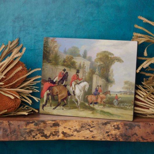 Bachelor's Hall, The Meet, 1835 (olie op doek) Fotoplaat (Zijkant)