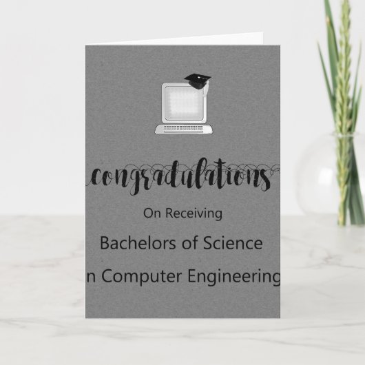 Bachelors of Science in Computer Engineering Kaart (Voorkant)