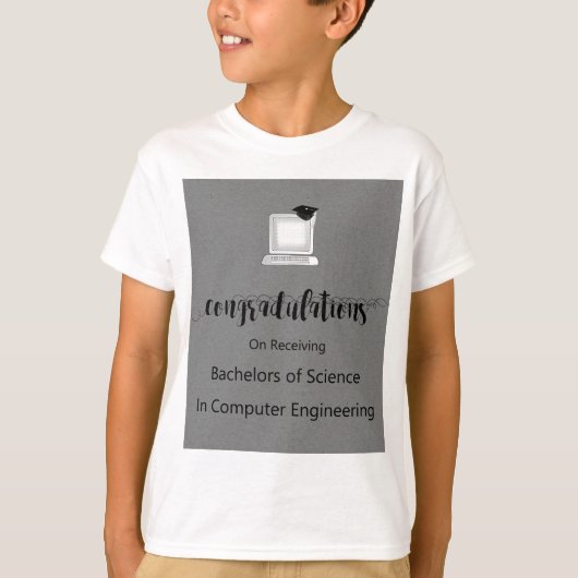 Bachelors of Science in Computer Engineering T-shirt (Voorkant)