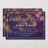 Bachelortte Party - Uitnodiging voor verlichting (Voorkant / Achterkant)