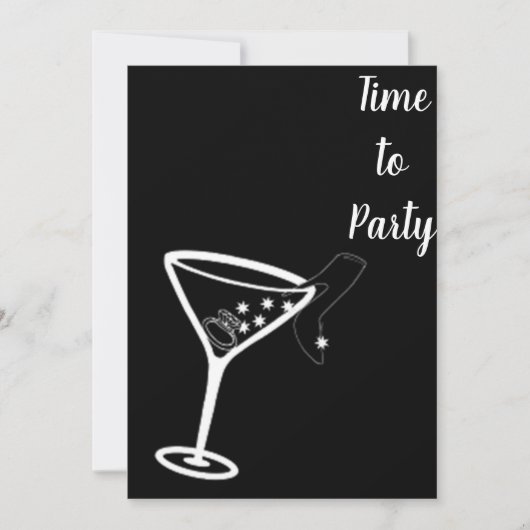 **BACHLELORETTE PARTIJ** INVITATIE KAART (Voorkant)