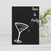 **BACHLELORETTE PARTIJ** INVITATIE KAART (Staand voorkant)