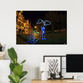 Bächlezauber bei Nacht Poster (Thuiskantoor)