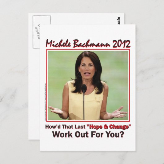 Bachmann 2012 - hoe hoop en verandering eruit zien briefkaart (Voorkant / Achterkant)