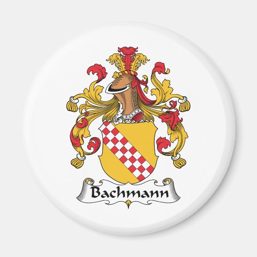 Bachmann Family Crest Magneet (Voorkant)