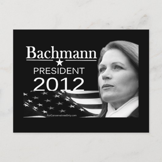 Bachmann voor President Briefkaart (Voorkant)