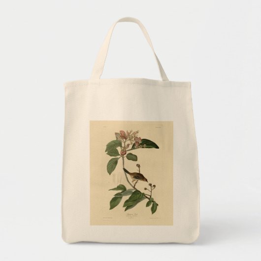 Bachman's Finch (Sparrow) Audubon Birds of America Tote Bag (Voorkant)