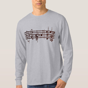 Bach's Chaconne for Violin - eerste twee maatregel T-shirt