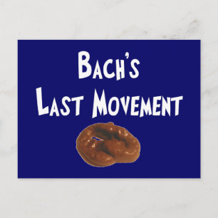 Bachs Last Movement Hilarious Gifts Briefkaart