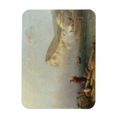 Bachy Head, 1850 (olie op doek) Magneet (Verticaal)