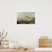 Bachy Head, 1850 (olie op doek) Poster (Keuken)