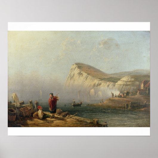Bachy Head, 1850 (olie op doek) Poster (Voorkant)
