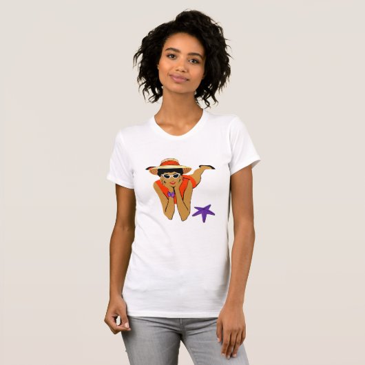 Bachy Women and Starfish Shirt (Voorkant volledig)