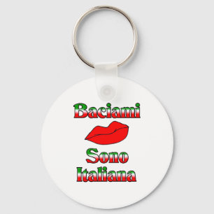Baciami Sono Italiana (Kus me dat ik Italiaans ben Sleutelhanger
