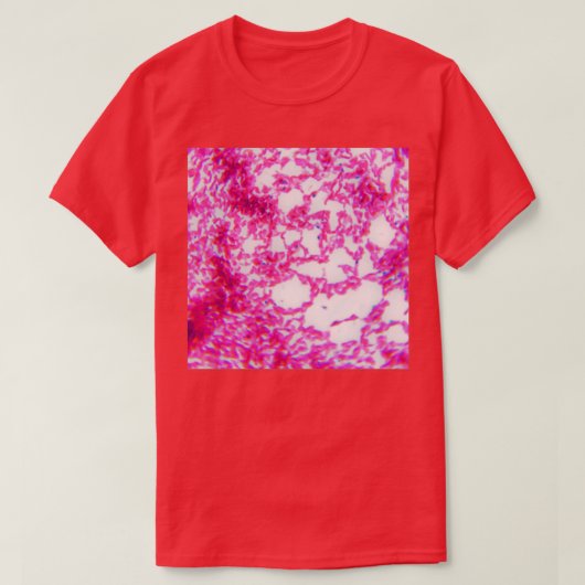 Bacillus cereus Endospore Stain T-shirt (Design voorkant)