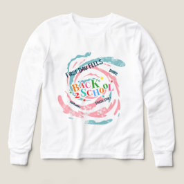 Back 2 School First Day Voelt Boeken Huiswerk Vers