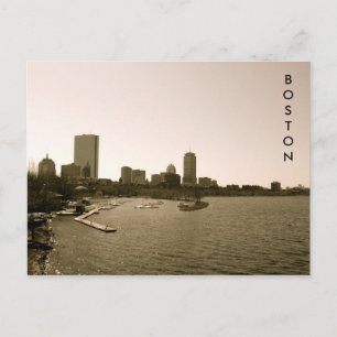 Back Bay Skyline Briefkaart