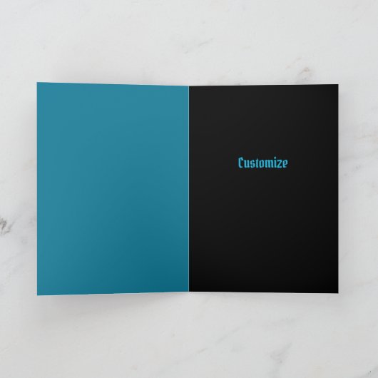 Back Beat Drumstel Blank Kaart (Binnen)