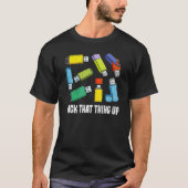 Back dat het ding up Computer Nerd USB Backup Data T-shirt (Voorkant)