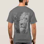 Back Design Elegant Moderne Pop Art Lion Head-Mann T-shirt (Achterkant)