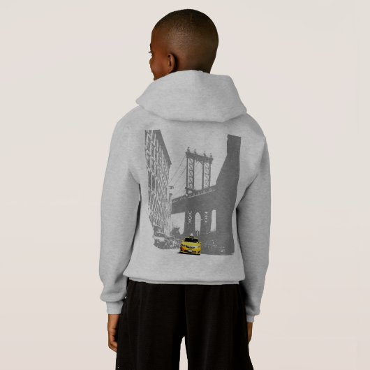 Back Design New York Nyc Brooklyn Kinder Boys (Achterkant volledig)