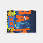 “back Door Chemistry” Design Chiffon Top Fleece Deken (Voorkant (Horizontaal))