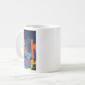 “back Door Chemistry” Design Chiffon Top Koffiemok (Voorkant links)