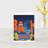 "Back Door Chemistry" Ontwerp Chiffon Top Kaart (Gele Bloem)