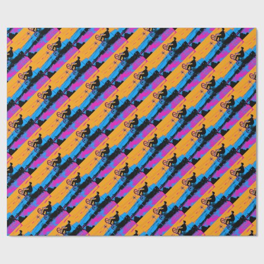 Back-flip BMX Cadeaupapier (Vlak)