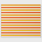 Back & Forth Red and Yellow Cadeaupapier (Vlak)