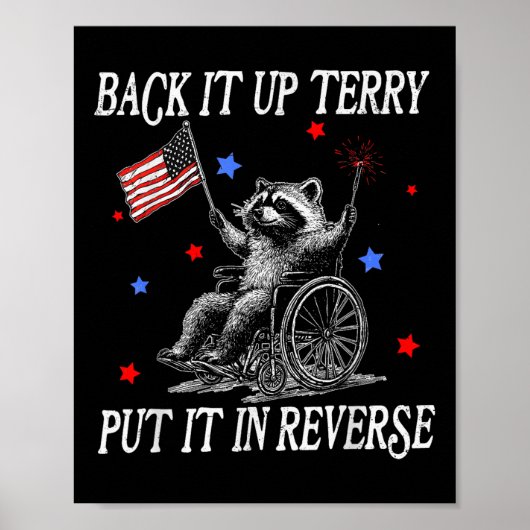 Back het op Terry Zet het in zijn achteruit grappi Poster (Voorkant)