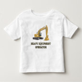 BACK HOE KINDER SHIRTS (Voorkant)
