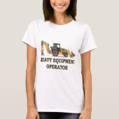 BACK-HOE-LADER T-SHIRT (Voorkant)