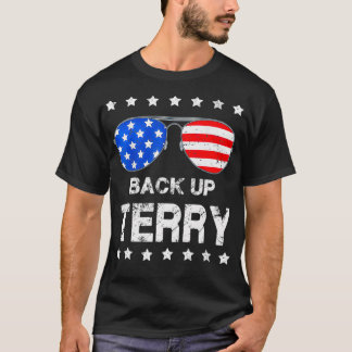 back it up Terry 4 juli USA - vlag zonnebril T-shirt