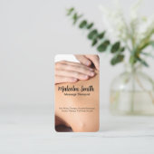 Back Massage | Health Spa Afsprakenkaartje (Staand voorkant)