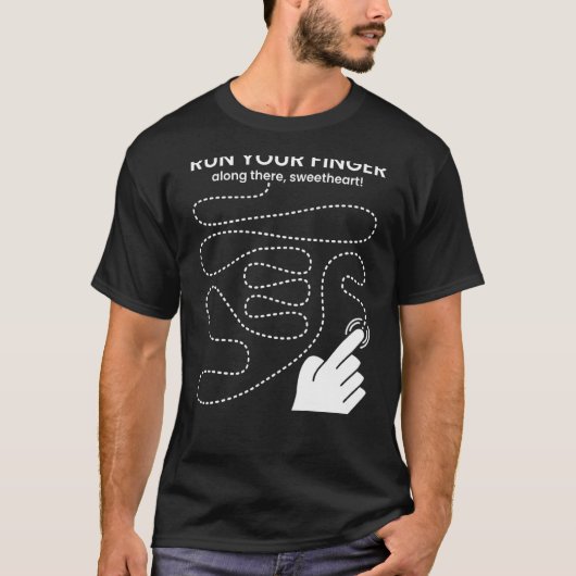 Back Massage track voor moms of dadys back T-shirt (Voorkant)