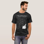 Back Massage track voor moms of dadys back T-shirt (Voorkant volledig)