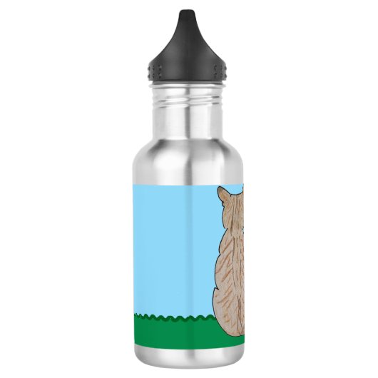 Back of Cat- Cats are such deep thinkers Waterfles (Links)