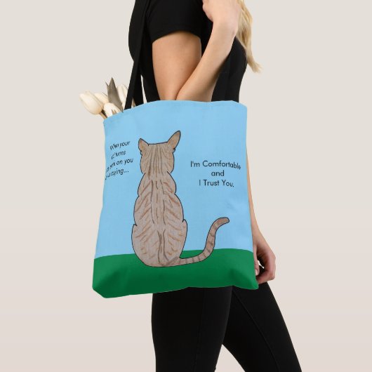 Back of Cat Tote Bag (Dichtbij)