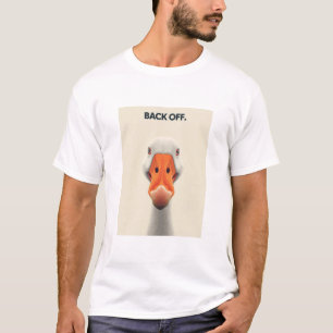 Back Off Gans – Grappig Confrontatie Dier Desi T-shirt
