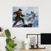 Back Off Poster (Thuiskantoor)