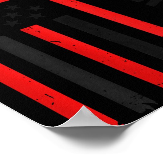 Back One Nation Under God American Flag Christian  Poster (Hoek)