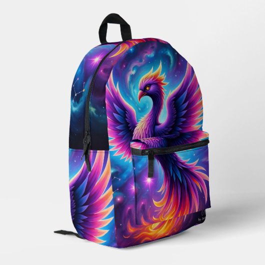 back pack bedrukte rugzak (Achterkant Hoek Links)