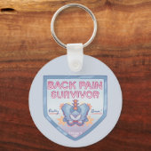 Back Pain Survivor Sleutelhanger (Voorkant)