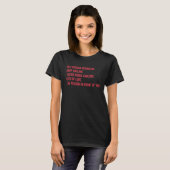 BACK PRINT He Person Behrendt me Message & Liefde T-shirt (Voorkant volledig)